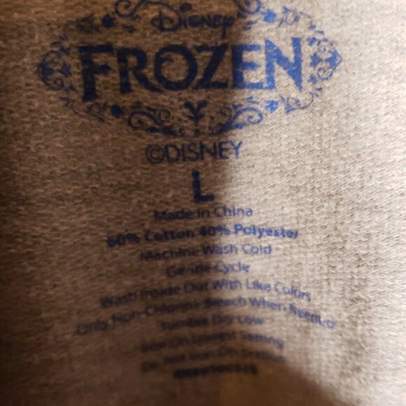 Disney Frozen Girls  Sweatshirt Large - Picture 4 of 4